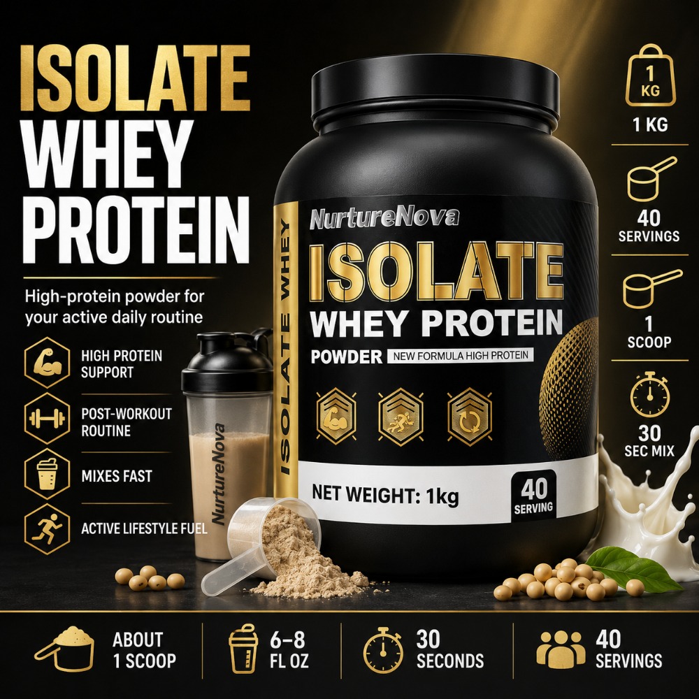 Fitness Nutrition Whey Protein - Протеиновый порошок NurtureNova Isolate Whey 1