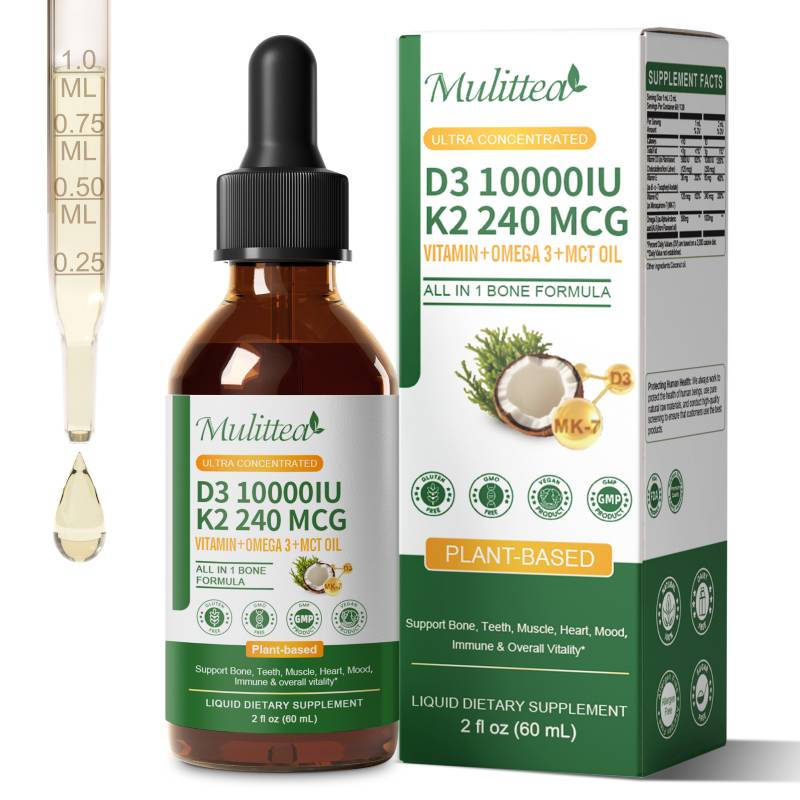 Vitamin D3 K2 Drop - Мультивитамин Mulittea K2+D3, 60 мл, капли