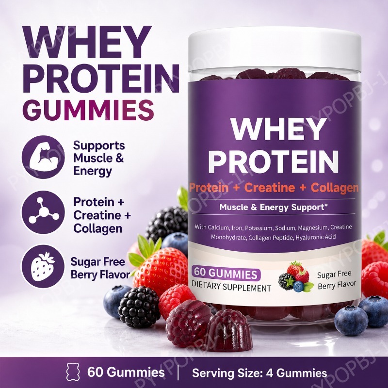 Fitness Nutrition Whey Protein - Протеиновые жевательные конфеты с сывороточным протеином,