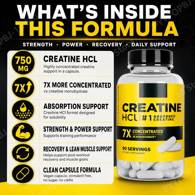 Креатин HCl 750 мг, 90 капсул, – обзор и цена Creatine Hcl Capsule