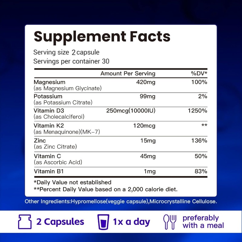 Капсулы с калием, магнием и ци – обзор и цена Vitamin D3 K2 Drop