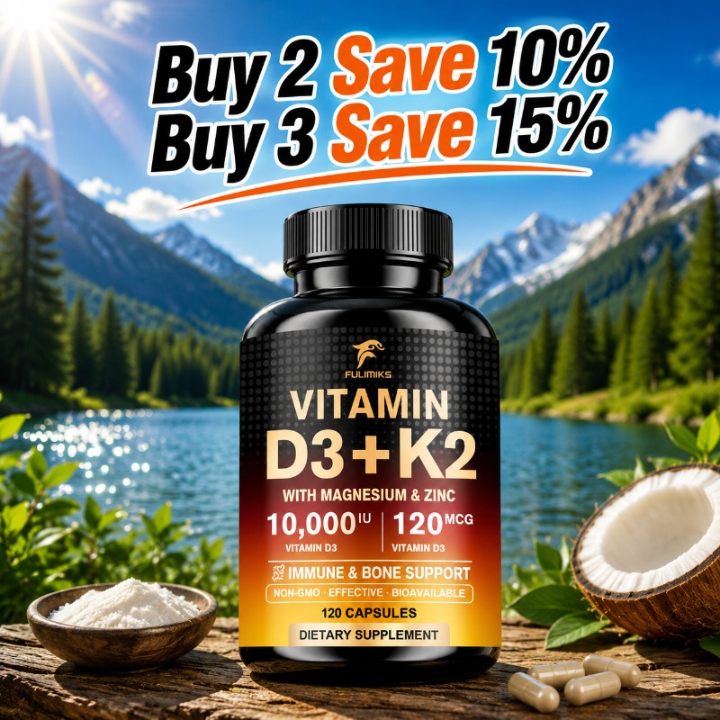 Витамин D3 K2 10000 МЕ с магни – обзор и цена Vitamin D3 K2 Drop