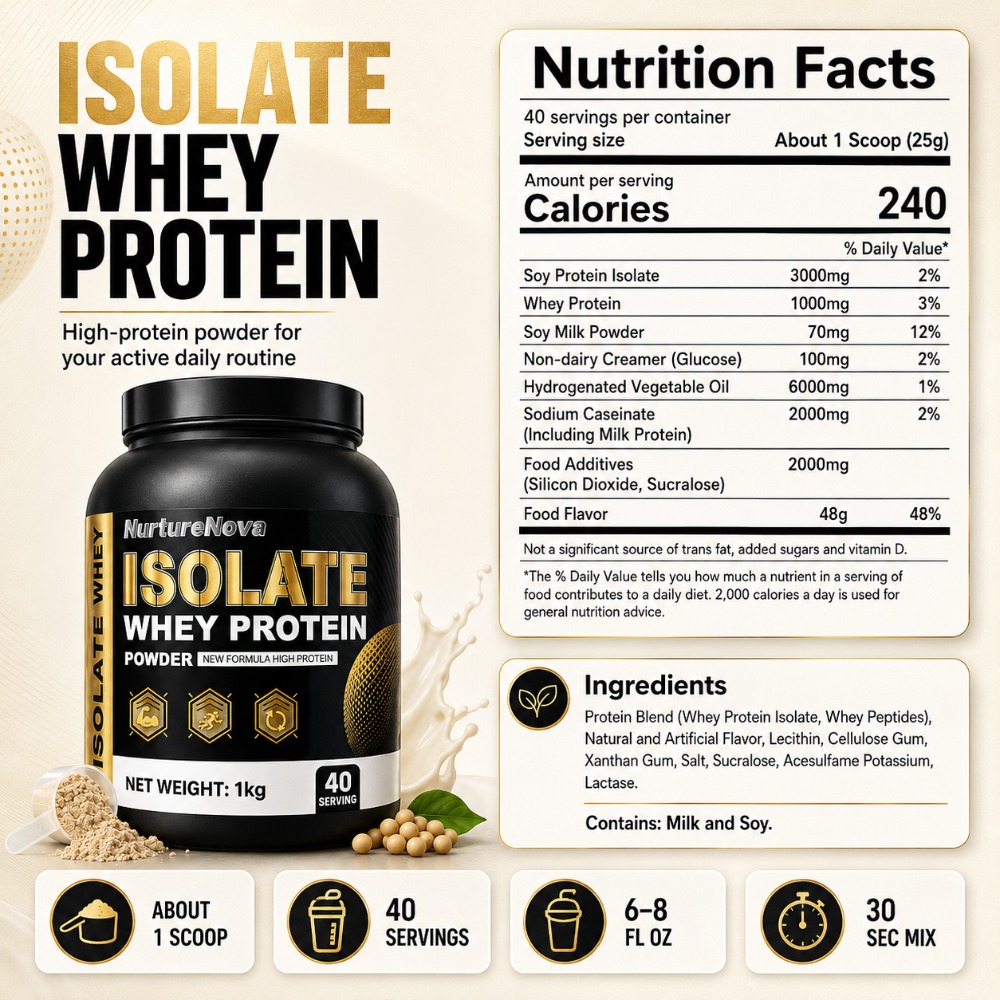 Протеиновый порошок NurtureNov – обзор и цена Fitness Nutrition Whey Protein