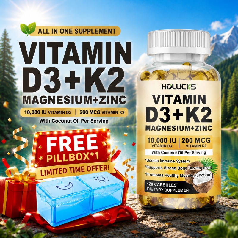 Витаминная добавка 4-в-1 с D3, – обзор и цена Vitamin D3 K2 Drop