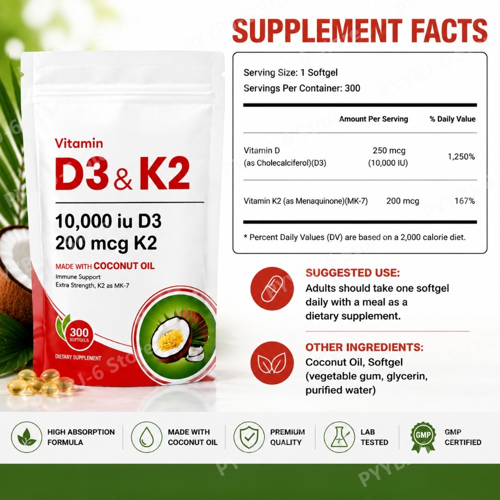 Витамин D3 K2, 10 000 МЕ D3, 2 – обзор и цена Vitamin D3 K2 Drop