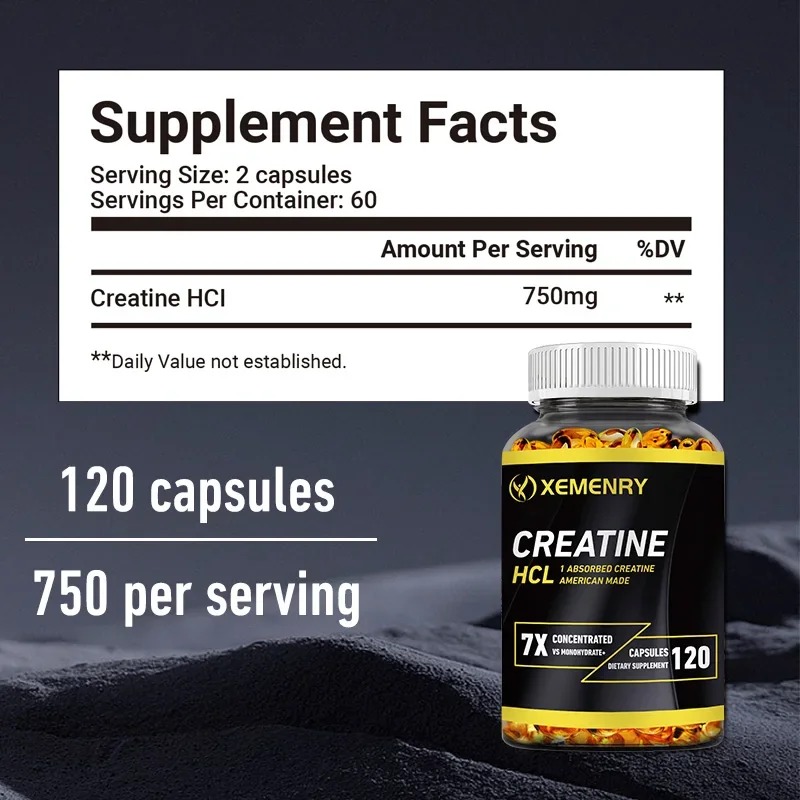 Creatine HCl — поддержка мышц, – обзор и цена Creatine Hcl Capsule