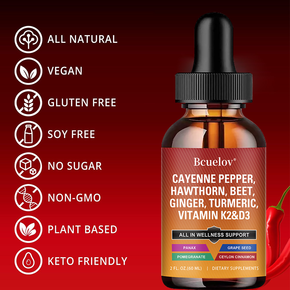 Жидкие капли перца Cayenne + б – обзор и цена Vitamin D3 K2 Drop
