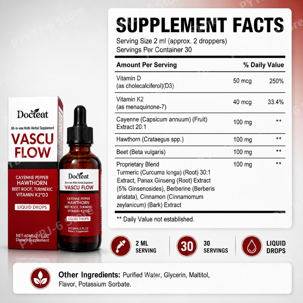 Жидкие травяные капли Docteat  – обзор и цена Vitamin D3 K2 Drop