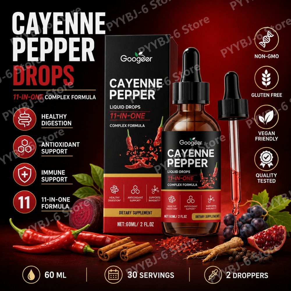 Жидкие капли Googeer Cayenne P – обзор и цена Vitamin D3 K2 Drop